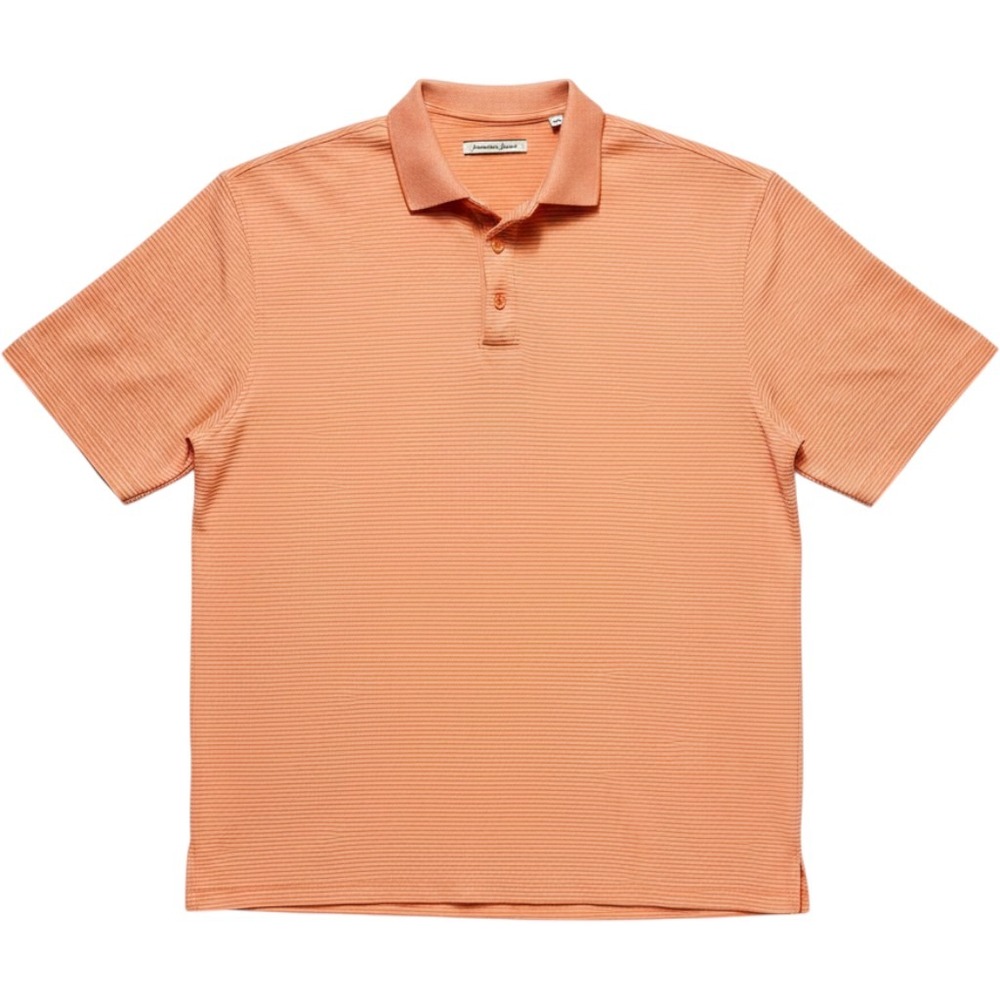 Jamaica Jaxx Men's Short Sleeve Orange Polo XLarge 3 button \\